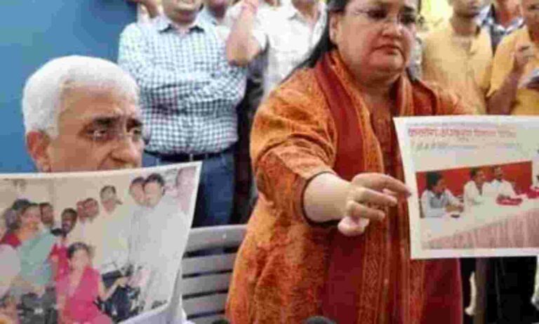 कांग्रेस नेता सलमान खुर्शीद की पत्नी लुईस के खिलाफ गैर जमानती वारंट जारी